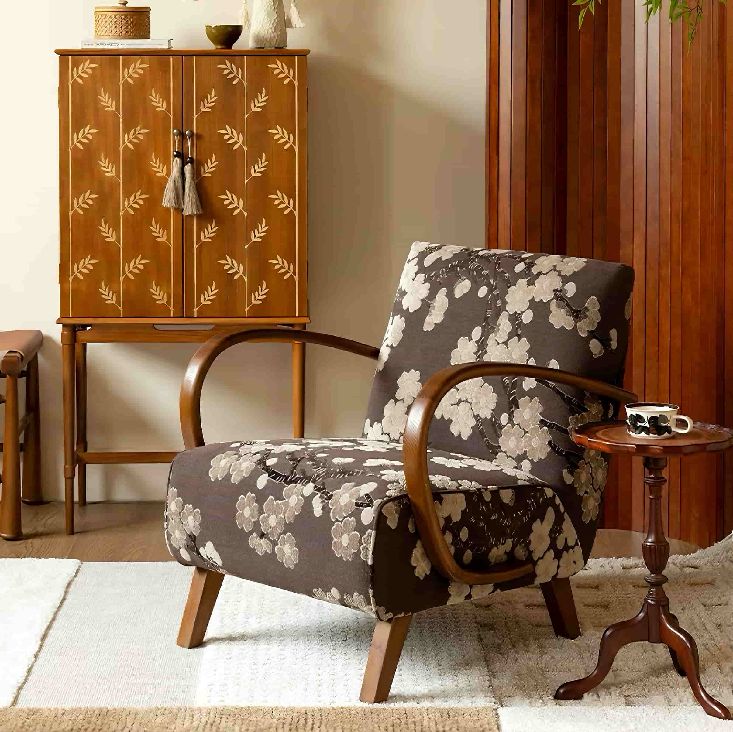 Fabraic veilbhit Gearr Jacquard Patrúnáilte le haghaidh Decor Baile