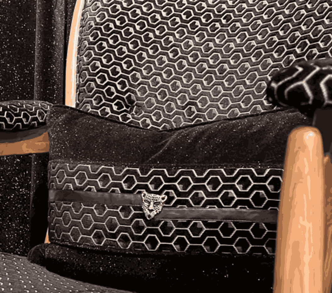 JBL Ardchaighdeáin Jacqurard Velvet Fabraic Faisean Bailiúchán Nua Patrún Geoiméadrach Stíl Morden Jacquard Velvet le haghaidh Tolg