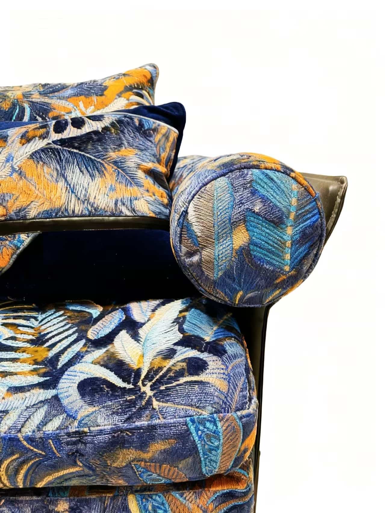 JBL Ardchaighdeáin Jacqurard Velvet Fabraic Faisean Bailiúchán Nua Patrún Báistí Stíl Morden Jacquard Velvet le haghaidh Tolg